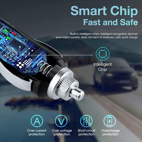 Guy-Tech Car DC Adapter Compatible with Star Micronics SM-T300i SMT300i Series Receipt Direct Thermal Mobile Printer 39631810 SM-T300i-DB50 SMT300IDB50 Auto Vehicle Boat Power Supply Cord in Saudi Arabia
