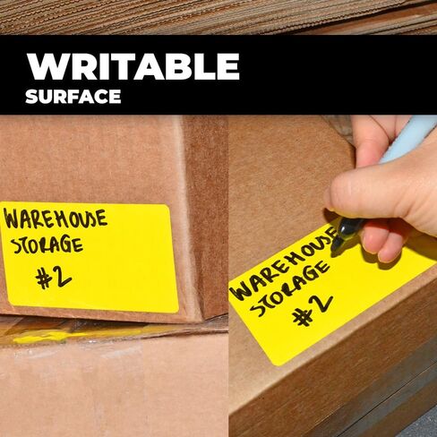 WOD Direct Thermal Green Labels 4" x 6" - 250 Stickers per Roll, Rectangular Permanent Adhesive for Color Coding, Labeling, Inventory Management at Home, Business, and Classroom. in Saudi Arabia