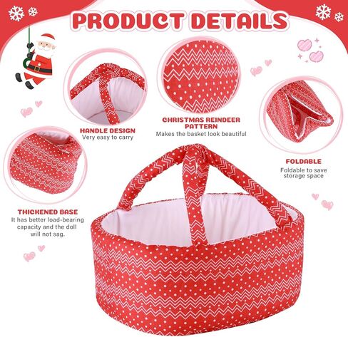 BABESIDE 9 Pcs Reborn Baby Doll Clothes with Bassinet - 17-22 Inch Baby Doll Accessories and Outfits for Christmas Pretend Play in Saudi Arabia