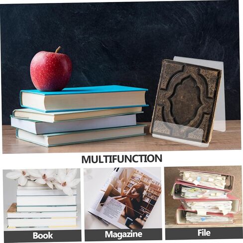 Acrylic Book Rack Book Display Stand Simple End Holder Desktop for Stands in Saudi Arabia