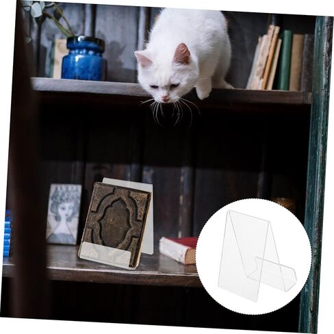 Acrylic Book Rack Book Display Stand Simple End Holder Desktop for Stands in Saudi Arabia