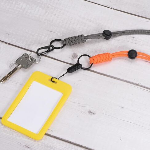Patikil Badge Lanyard Netclace Keychain Cord Metal Clasp Clasp Hook Ring Strap للمفاتيح حامل بطاقة بطاقة هوية الصافرة in Saudi Arabia