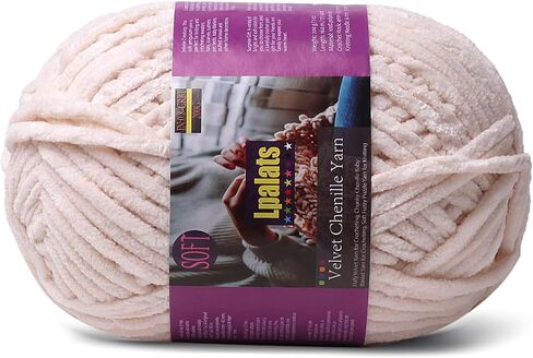 غزل تشنيل مكتنزة للكروشيه - 2x200g غزل بطانية الطفل للكروشيه الناعم - 350 ياردة خيوط زهرية سميكة للحياكة الأميجورومي (2 ، أسود) in Kuwait