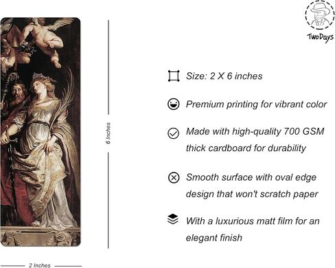 TwoDays Dark Academia Bookmarks for Women, Dark Romance Stuff for Book Lovers, Moody Gothic Book Accessories for Bookish. (Set of 10, 6'' x 2'') in Saudi Arabia