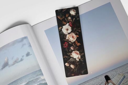 TwoDays Dark Academia Bookmarks for Women, Dark Romance Stuff for Book Lovers, Moody Gothic Book Accessories for Bookish. (Set of 10, 6'' x 2'') in Saudi Arabia
