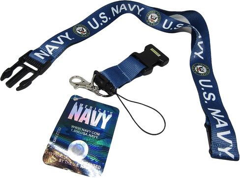 AES 32 "الولايات المتحدة الأمريكية USN العسكرية شعار الشعار الأزرق الحبل مع حلقة مفتاح قابلة للفصل in Saudi Arabia