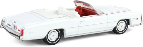 1976 Eldorado Convertible White with Red and Blue Stripes The End of an Era 1916-1976" "Hobby Exclusive Series 1/64 Diecast Model Car by Greenlight 30473 in Saudi Arabia