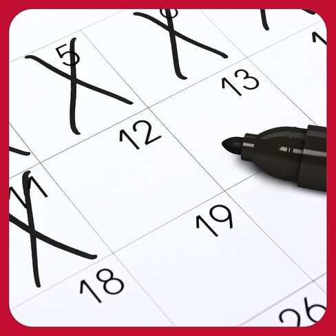 Staples Tru Red Pen علامات دائمة ، حزمة متنوعة نصيحة من 12 in Saudi Arabia