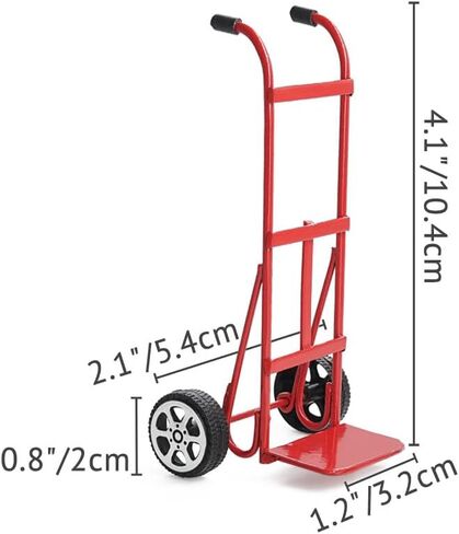 Odoria 1/12 Miniature Hand Cart Dollhouse Decoration Accessories in Saudi Arabia
