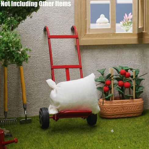 Odoria 1/12 Miniature Hand Cart Dollhouse Decoration Accessories in Saudi Arabia