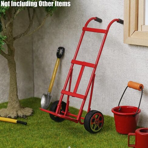 Odoria 1/12 Miniature Hand Cart Dollhouse Decoration Accessories in Saudi Arabia