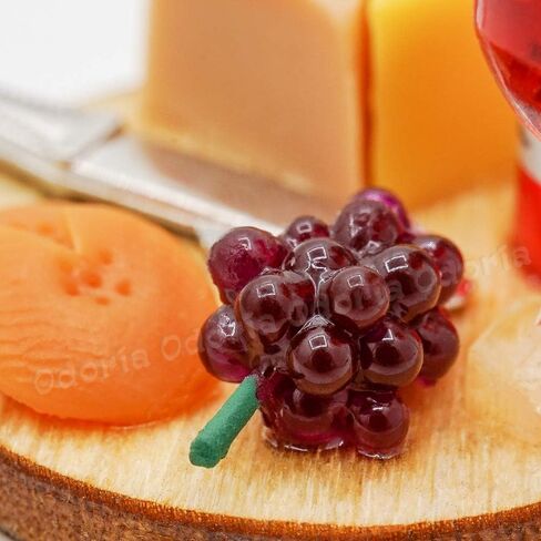 Odoria 1/24 Miniature Wine and Cheese Food Dollhouse Decoration Accessories in Saudi Arabia