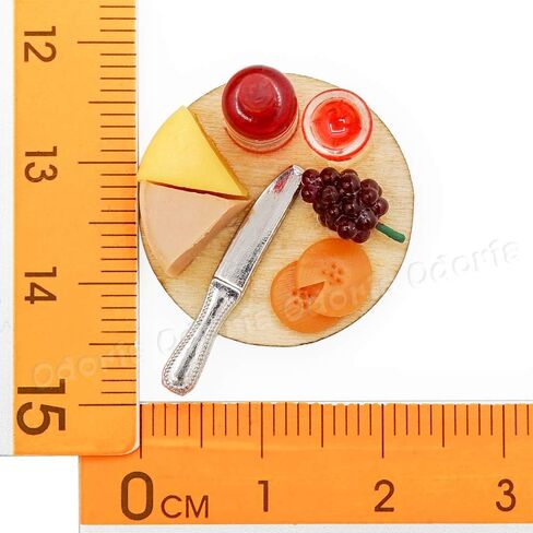 Odoria 1/24 Miniature Wine and Cheese Food Dollhouse Decoration Accessories in Saudi Arabia