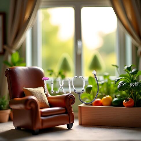 Dollhouse Miniature Medical Set ، 5 قطع أدوات رعاية سماعة الطبيب ، وملحقات المستشفيات لزينة المنزل ، Dollhouse Dolls Miniature Garden Kit ، ملحقات الديكور دمية Dollhouse in Kuwait