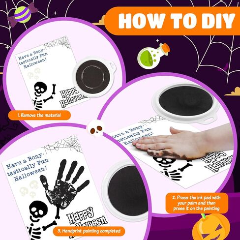 Zoyeven 32pcs Fall Handprint Crafts Kits Fall Party Favors Autumn Pumpkin Maples Classroom Activities Elementary Supplies Decor with Stickers in Kuwait