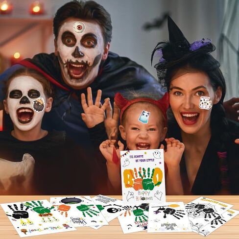 Zoyeven 32pcs Fall Handprint Crafts Kits Fall Party Favors Autumn Pumpkin Maples Classroom Activities Elementary Supplies Decor with Stickers in Kuwait