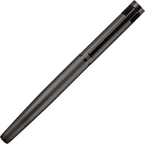 HUGO BOSS Loop Diamond HSW3675D Brass Rollerball Pen Gun Length: 14.6cm Black Ink in Saudi Arabia