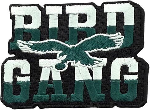 Siam Accs Rugby Fans Philadelphia Bird Gang Team Patch Embroidery for American Football Fan Favorite Team Iron On Sew On Embroidered Patch in Saudi Arabia