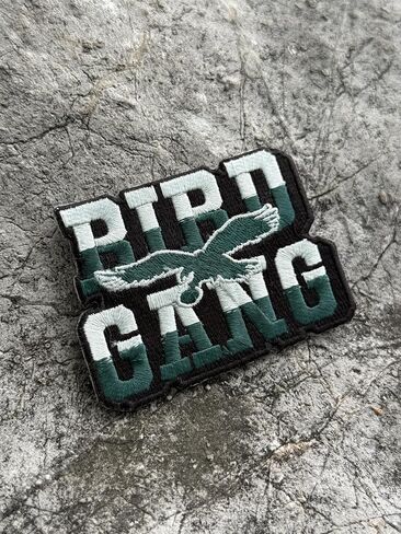 Siam Accs Rugby Fans Philadelphia Bird Gang Team Patch Embroidery for American Football Fan Favorite Team Iron On Sew On Embroidered Patch in Saudi Arabia