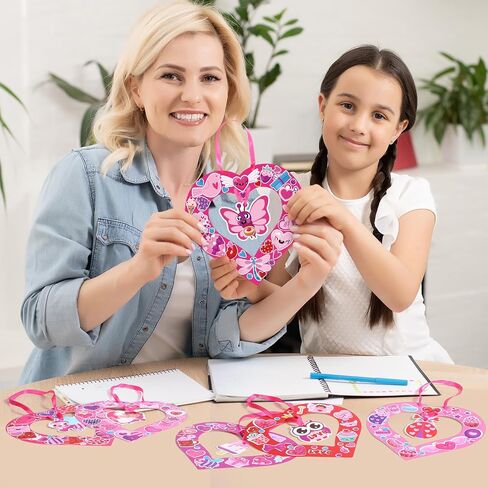 DoubleFill 24 Sets Fall Crafts Kit Make Your Own Thanksgiving Wreath Ornaments Autumn DIY Card Cute Stickers Bulk Fall Craft Hanging Decor for Home Classroom Art Activity Gift Exchange in Saudi Arabia