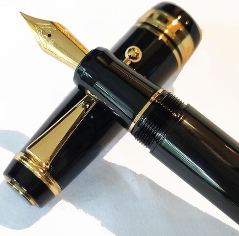 Metal Fountain Pen with 0.7mm Medium Nib, Ink Converter, 1 Ink Cartridges & Gift Box (Red) in Saudi Arabia
