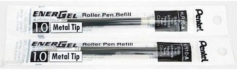 2 Pk Pentel LR10-A EnerGel Refills, 1.0 mm Bold, Black in Saudi Arabia