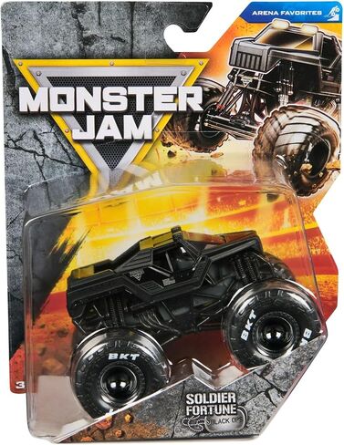 Monster Jam 2025 Official 1:64 Diecast Truck Series 42 Arena Favorites Soldier Fortune Black Ops in Saudi Arabia
