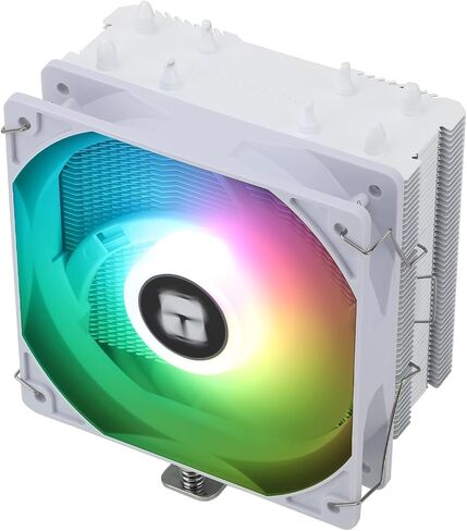 Thermalright AssassinX120 SE ARGB White CPU Air Cooler, 4 Heat Pipes, TL-C12CW-S PWM Quiet Fan CPU Cooler with S-FDB Bearing, for AMD AM4 AM5/Intel 1700/1150/1151/1200 in Saudi Arabia