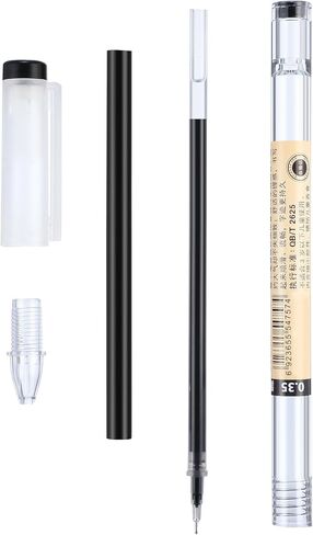 Gel Ink Pen Japanese Style Liquid Ink Rollerball Pens Quick Drying 0.35mm Ultra Fine Point Ballpoint Maker Pen Premium for Office School Stationery Supply,12 Pcs, 3 Color in Saudi Arabia