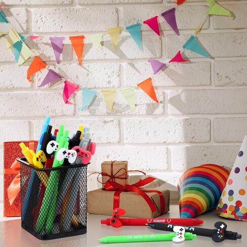 48 Pcs Video Pens Video Novelty Gel Ink Pens Gamer Party Favors Gaming Birthday Party Favors Gifts Video Party Favors Goodie Bag Stuffers in Saudi Arabia