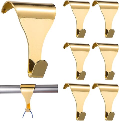 6 PCS Metal Molding Hooks Gold Labouling Picture Rail Hools Picture Rail Hooks for Photos Home Wall Home Hanging Exhibition Gallery Falleries ، in Saudi Arabia