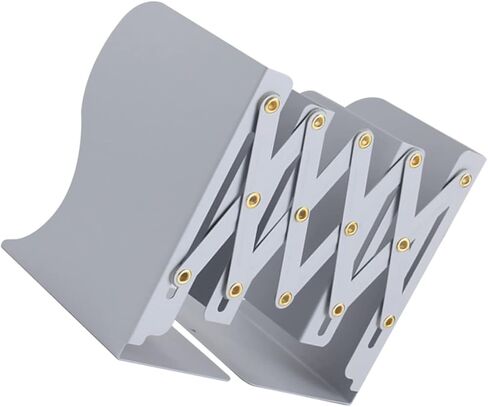 HOMSFOU Retractable Book Stand Folding Book Holder for Home Office Study and Library Space-Saving Design with Firm Construction for Heavy in Saudi Arabia