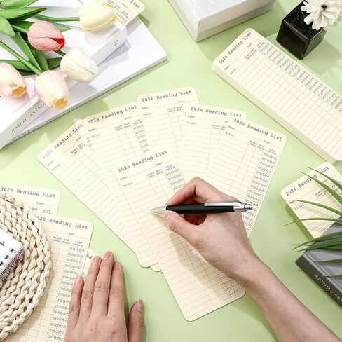 60 Pcs 2026 Reading Log Bookmark 3 x 7.9 Inch Reading List Bookmark Book Lovers Gifts Macaron Color Library Book Tracker Notecards for Teachers Students School Library Accessories in Saudi Arabia