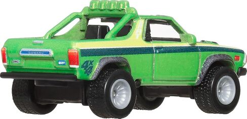 Hot Wheels Premium Car Cult Carnible Toy Car ، 1:64 Scale Die-Cast Subaru B.R.A.T. ، Off Road Motent مع إطارات Real Riders in Saudi Arabia