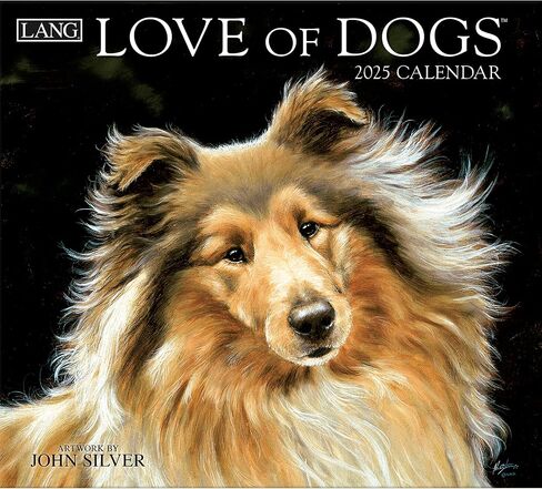شركات Lang ، Love of Dogs 2026 Wall Calendar بواسطة John Silver ، 13.4 '× 12' '، تقويم لمدة 12 شهر in Saudi Arabia