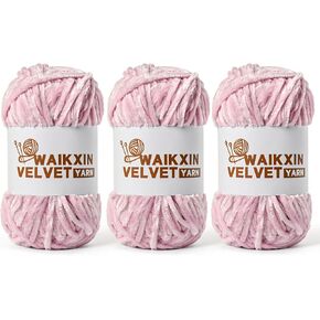 غزل تشنيل مكتنزة للكروشيه ، خيوط الطفل للروشيه لينة ، خيوط مخملية فخمة ، 100 جرام (87.4 ياردة) خيوط رقيقة لكروشيه أميجورومي (برتقالي) in Kuwait