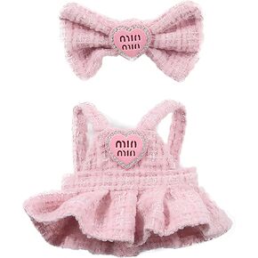 Doll Clothes for 17cm Dolls, Luxury Premium Stylish Adorable Pink Dolls Clothes Accessories （No Doll Included） in Saudi Arabia