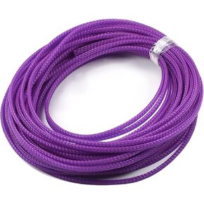 Bettomshin 1Pc 16.4Ft(5m) Cable Management Sleeve, 0.08"(2mm) Width PET Black Cord Protector, Wire Loom Tube Insulated Split Sleeving for USB Cable Power Cord Organizer Video Cable Hider in Saudi Arabia