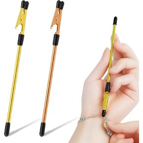 2 Pcs Bracelet Helper Tool with Non-Slip Tips, Easy to Put on Yourself Jewelry Clasp Helper for Necklace & Bracelet, Fastener Assistant for Arthritis & Elderly in Saudi Arabia