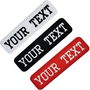 MVCEN Embroidery Name Patches,Custom Patches Name,Tag Patch for Multiple Clothing Bags Vest Jackets Work Shirts in Saudi Arabia