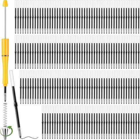 crtiin 200 pcs beadable beadable beads bulk 1mm medied tip tilects crite bead pen 2.44 inc/6.2cm clable collable chlacable for diy make make school school upplies (black) in Saudi Arabia