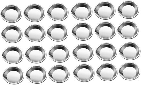 30pcs Stainless Steel Color Mixing Tray for Watercolor Painting Easy Clean Practical Pigment Palette for Artists Amateurs and DIY Craft in Saudi Arabia