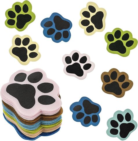 Outus 36 PCS PAW Carpet Marker SPOTS 5 '' 'PAW Carpet Dots Line Up Ap Port for Classroom ، Marker for steach for supplies classroom brug school decoration (Rainbow Color) in Saudi Arabia