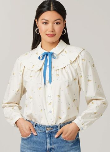 McCall's M8620A Easy-to-Make Misses' Buttoned Blouses Sewing Pattern Packet by Laura Ashley, Design Code M8620, Sizes 6-8-10-12-14 in Saudi Arabia