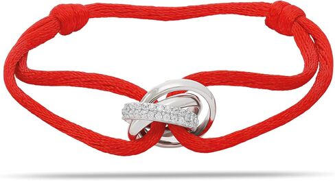 سوار ترينيتي - إصدار محدود من سلسلة الماس (ذهب عيار 18 قيراط - فضة إسترلينية) مصمم، سوار سلكي متطور. هدية أنيقة ومثالية (أسود، ذهبي) in Kuwait