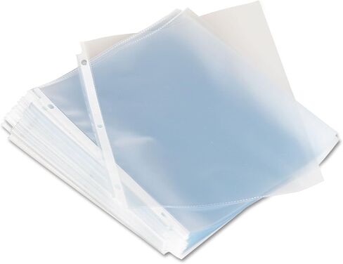 Universal 21125 Top-Load Poly Sheet Protectors, Standard, Letter, Clear, 100/Box in Saudi Arabia
