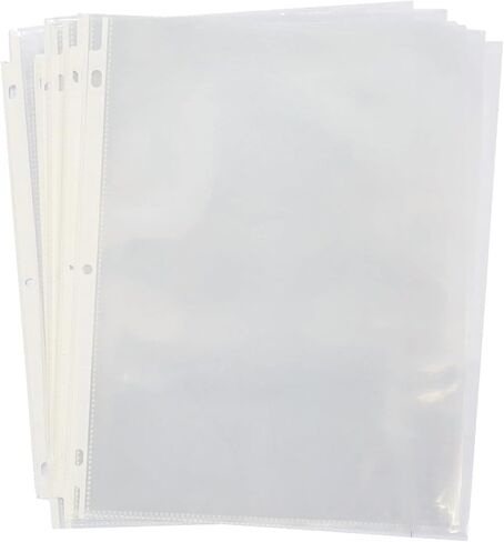 Universal 21125 Top-Load Poly Sheet Protectors, Standard, Letter, Clear, 100/Box in Saudi Arabia