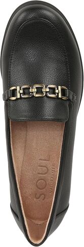 SOUL Naturalizer Womens Lydia Chain-Link Ornament Loafer Coffee Bean Brown 8 M in Saudi Arabia
