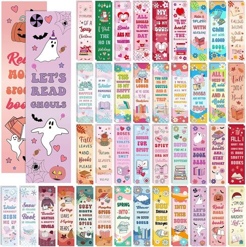 Honoson 80 PCS Fall Stowarks Bulk for Women Halloween Paper Lagcks Bulk 40 Styles Funder Double -Side Bookish Attract in Saudi Arabia