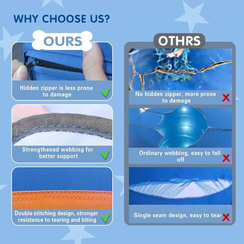 Herding Ball for Dogs, 18'' Durable Waterproof Jolly Ball for Dogs, Dog Training Toy for Medium & Large Breeds, Large Dog Toys for Collie, Australian Shepherd, and All Herding Breeds in Saudi Arabia